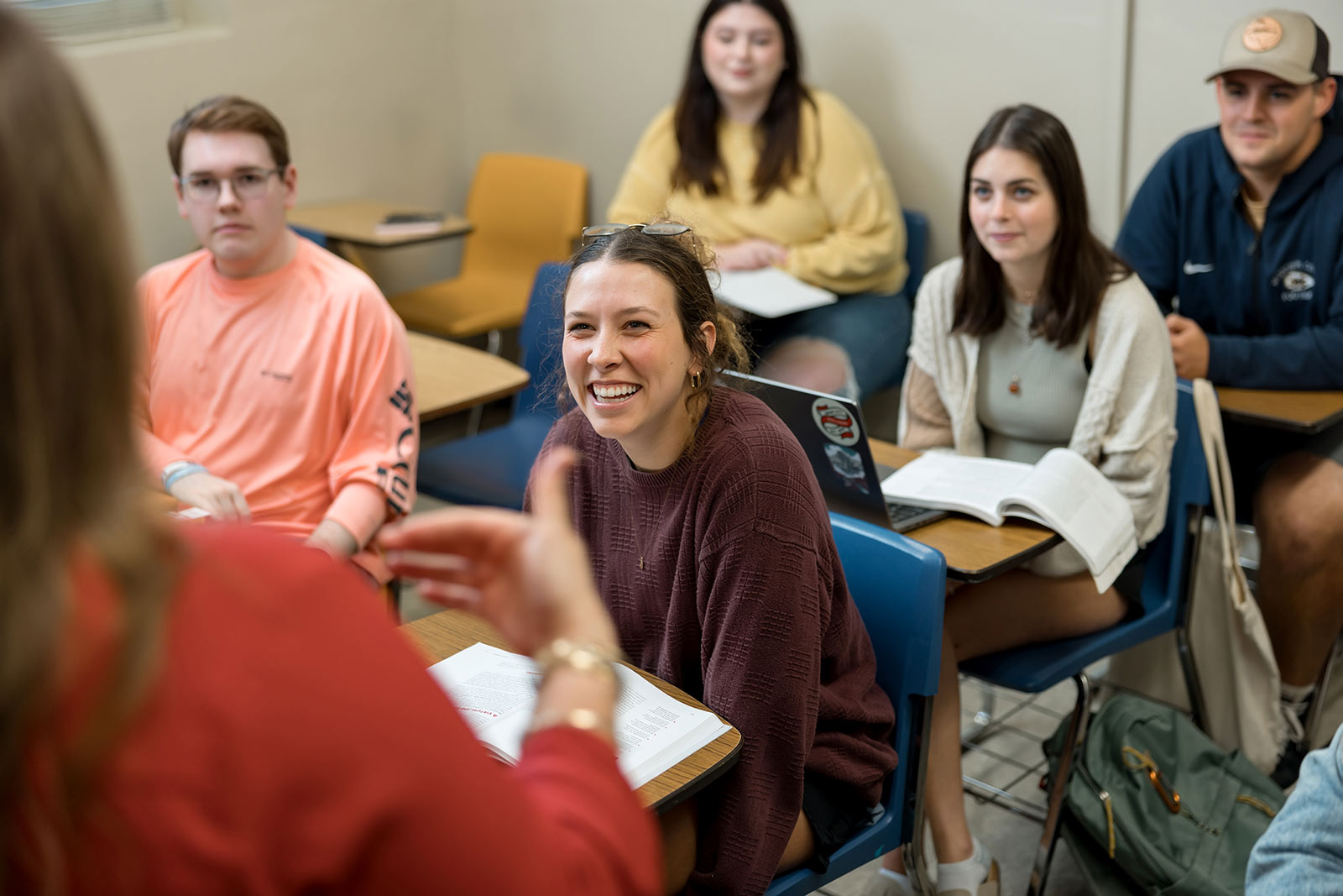 English Major Students in Class at Mississippi College
