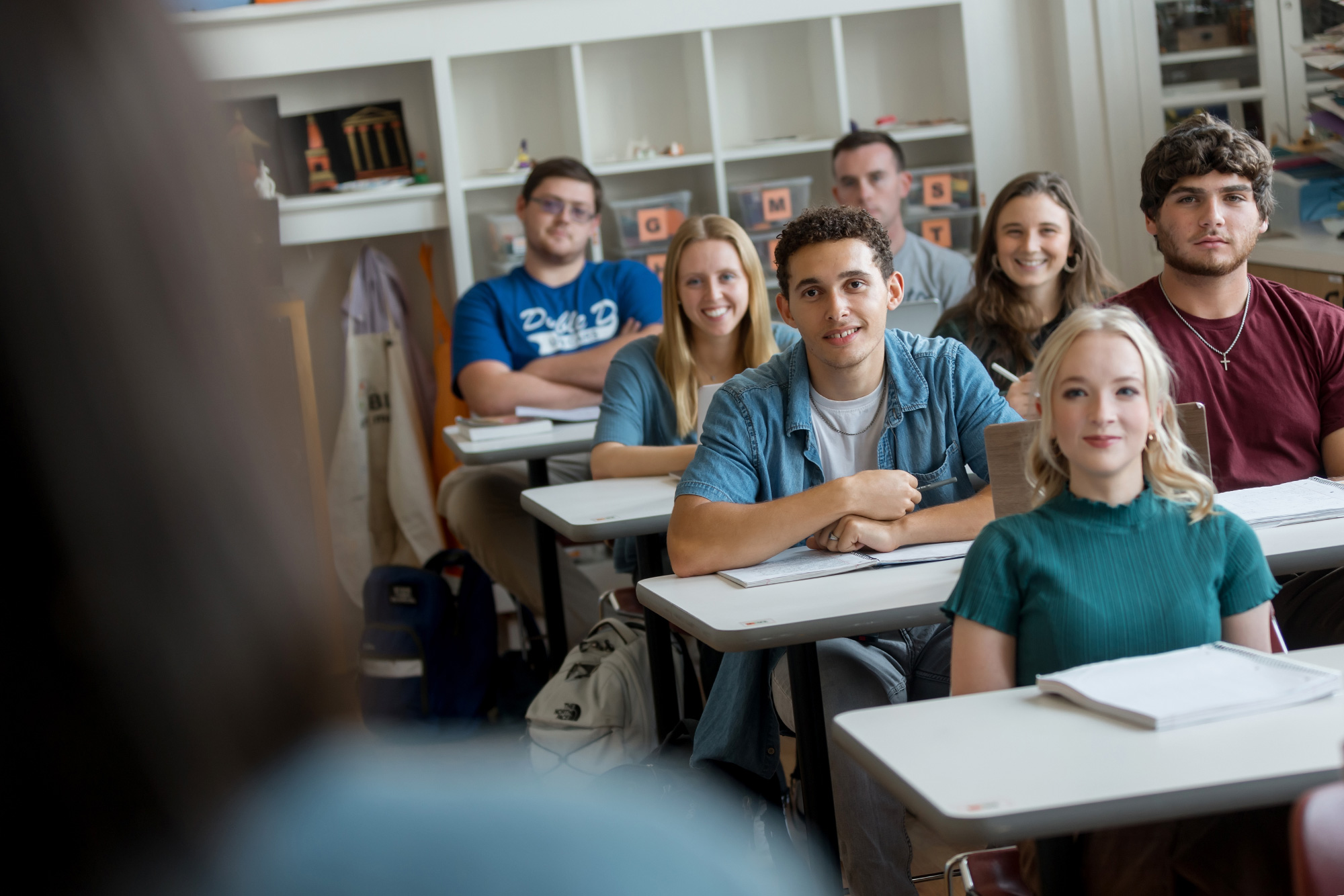 Students enjoying MC's campus
