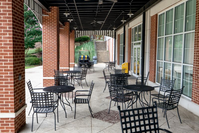 Student Life Center Patio (B.C. Rogers Back Patio)