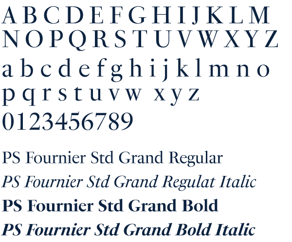PS-Fournier Std Grand letter samples