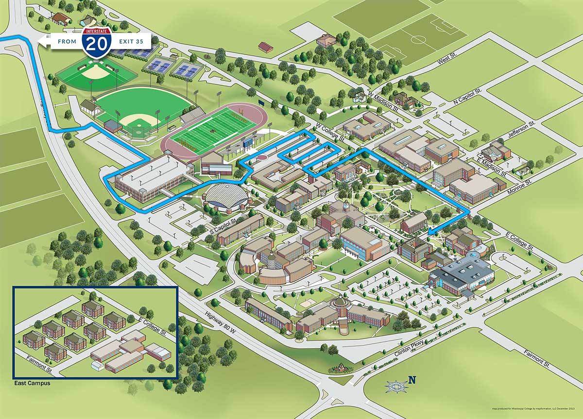 map of traffic patterns for move in day